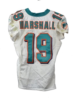 Brandon Marshall 11/20/11 game Worn  jersey (Dolphins LOA)